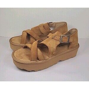 Bearpaw Womens Pinnacle Sandals, Brown, Size 7